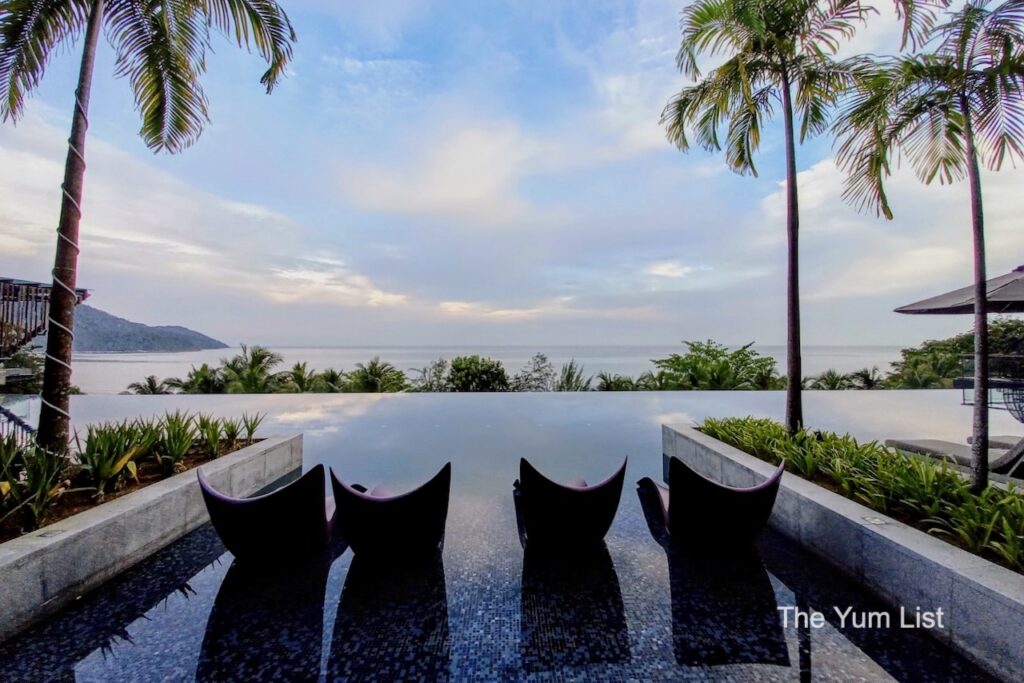 Beach Resort, Penang infinity pool with sea views