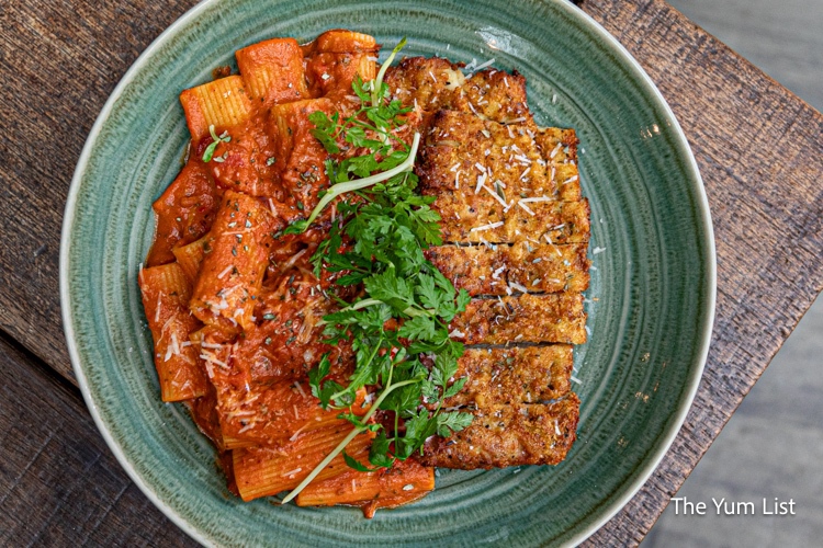 Birch DC Mall Creamy Harissa & Crispy Chicken Rigatoni