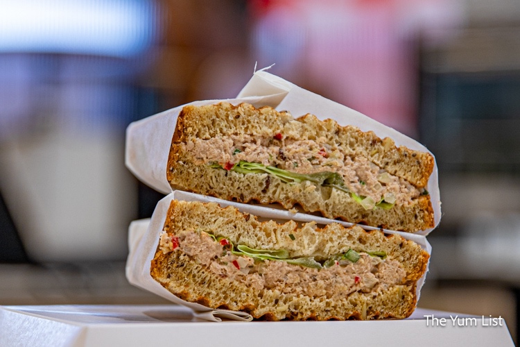 best bakery cafes in Kuala Lumpur Tuna Salad Sandwich