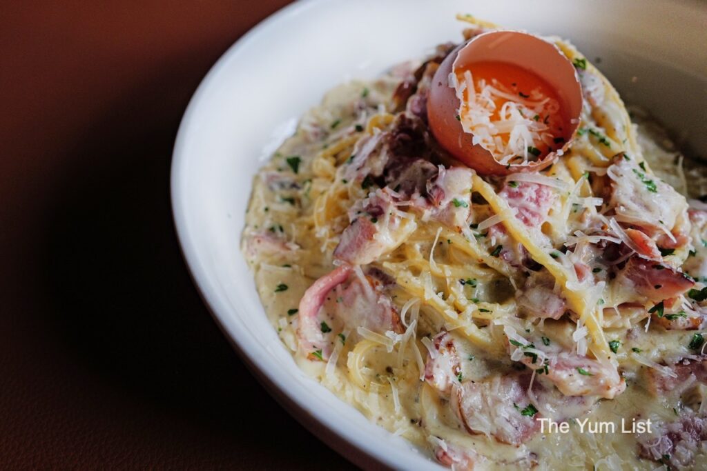 Mezze KL Medan Damansara Smoked Bacon Carbonara