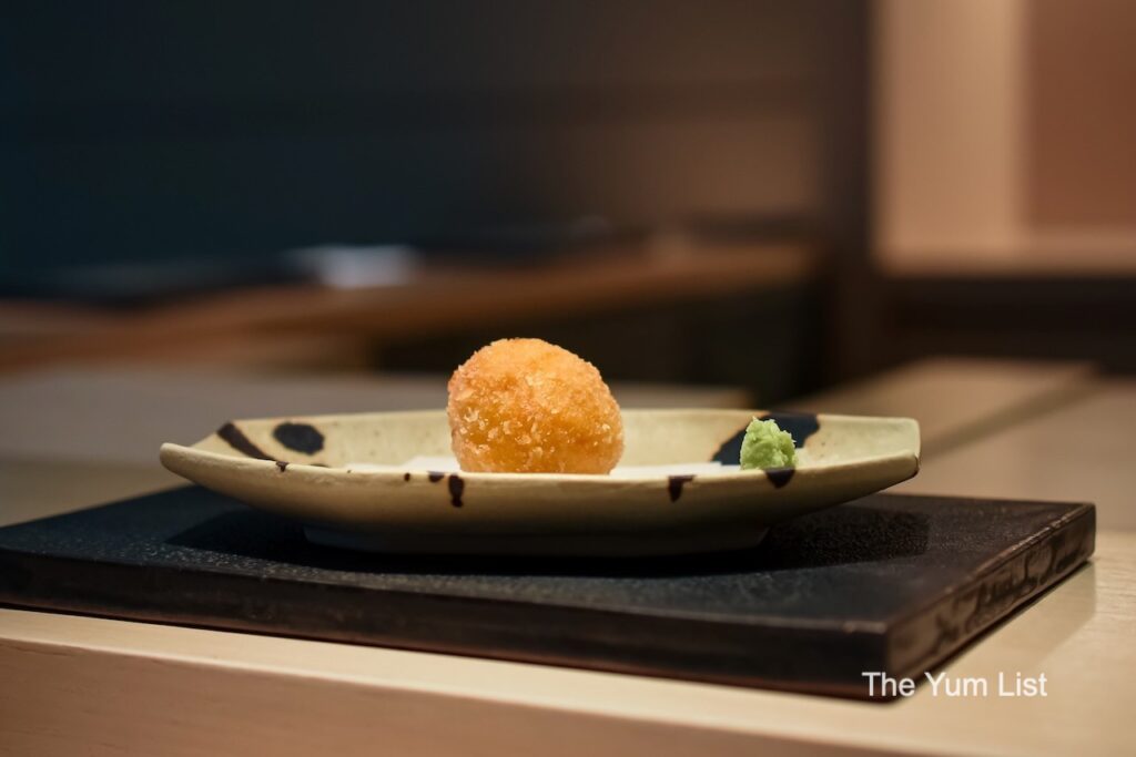 Japanese Omakase Restaurant KL Kani Croquette