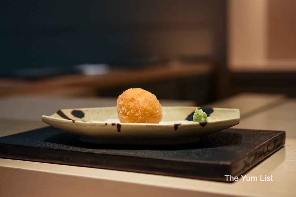 Japanese Omakase Restaurant KL Kani Croquette