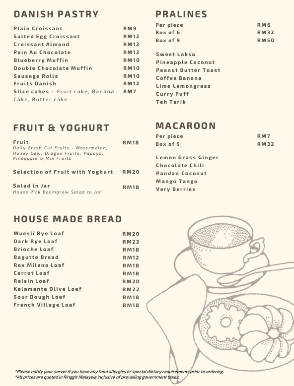 Lava Java Menu & Prices