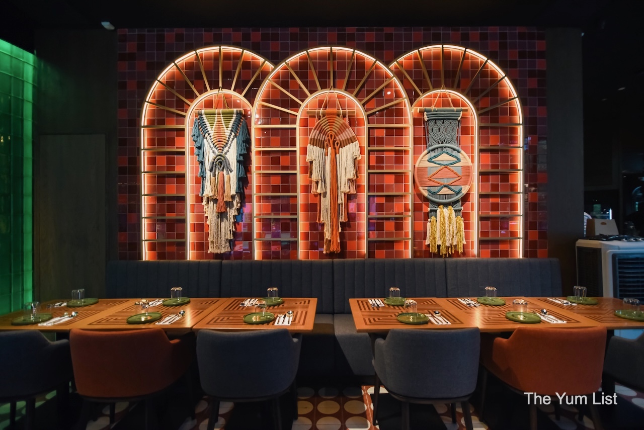 Vibrant Dining Area Peruvian themed