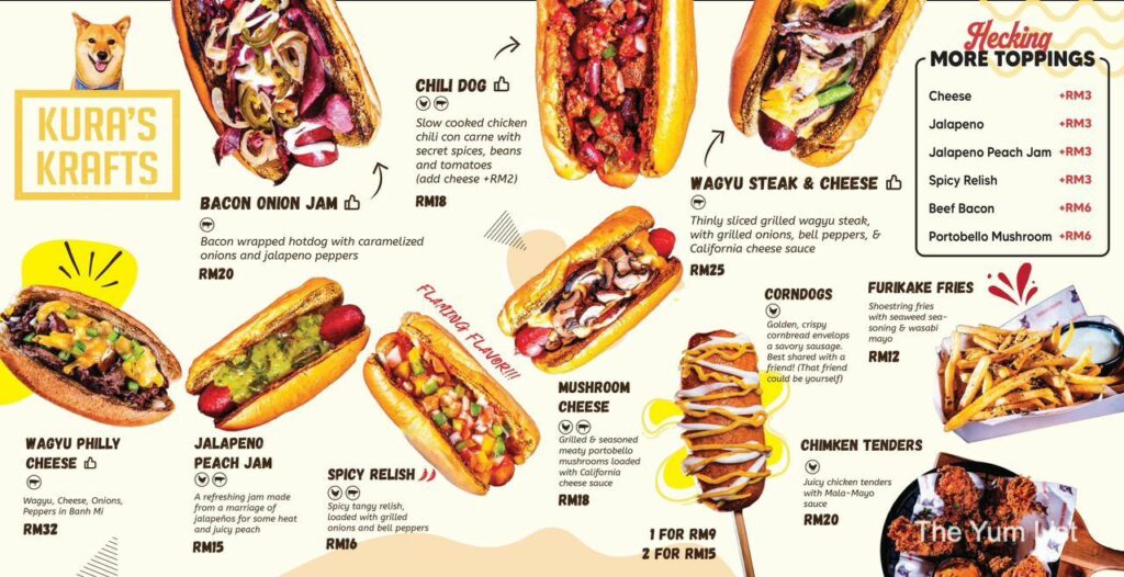 Kura's Krafts Menu & Prices Craft Beer Bar Jalan Batai, Damansara Heights