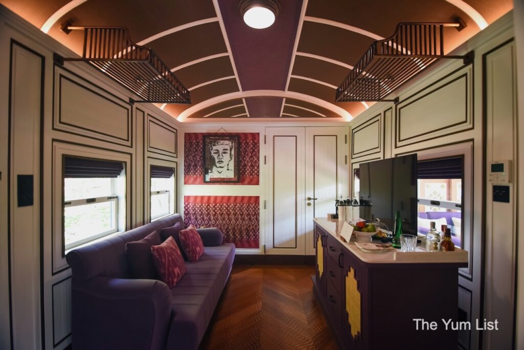 Living Room on the Train Carriage Khao Yai