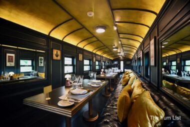 Poirot Fine Dining French Restaurant in a Train Carriage Khao Yai Thailand