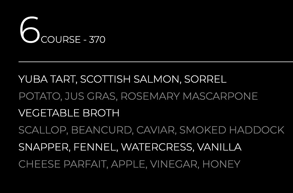 Menu & Prices