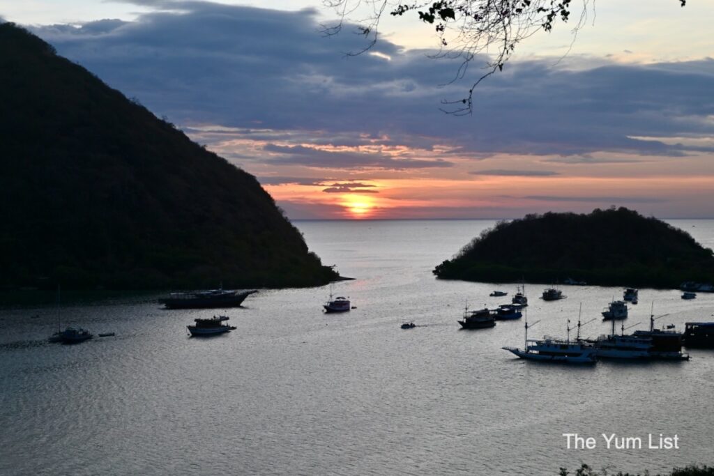 Sunset from our Balcony at AYANA Komodo Waecicu Beach, Labuan Bajo