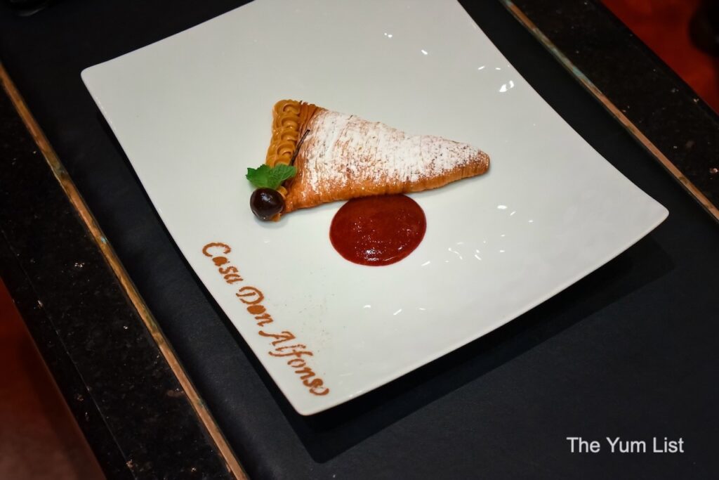 Sfogliatella Napoletana Casa Don Alfonso Grand Lisboa Macau Italian Restaurant