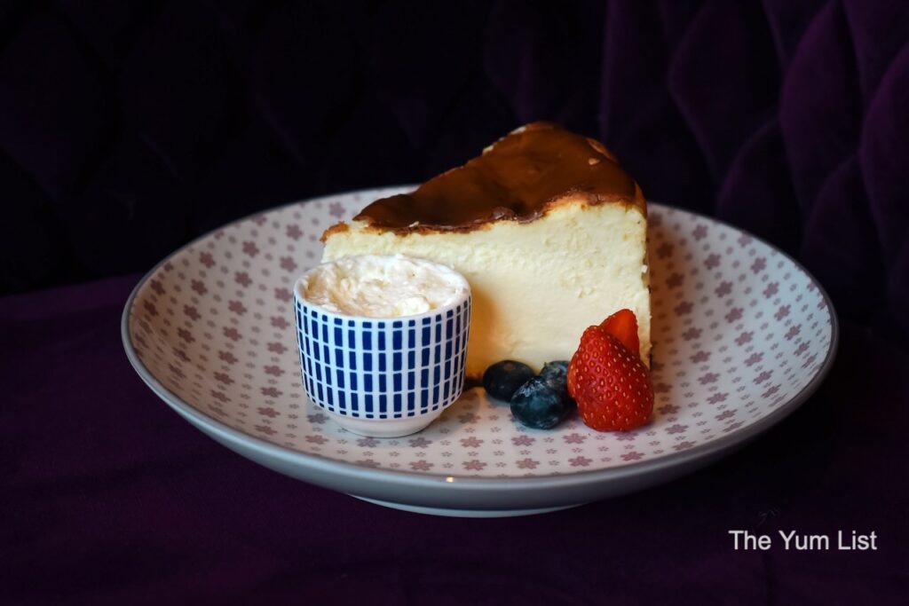Burnt Cheesecake Blue at EQ Menu & Prices