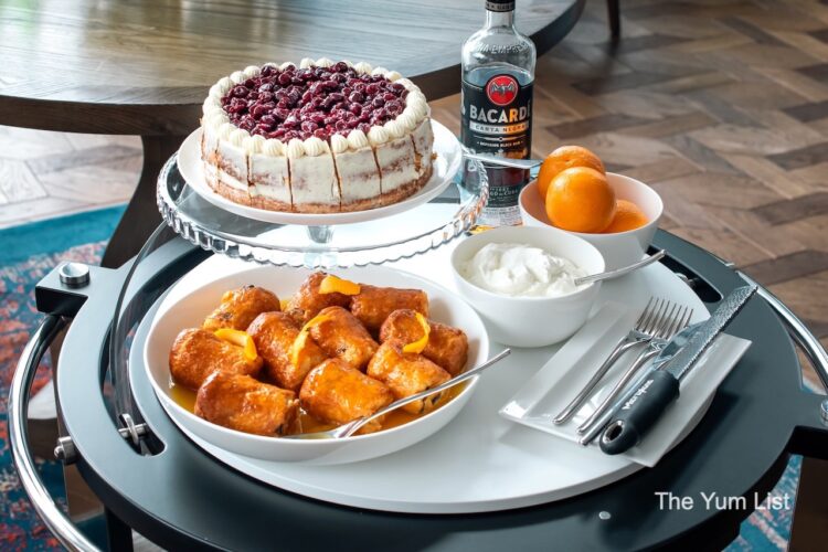 Fritz Sunday Lunch - Cherry Ricotta Tart & Fritz Rum Baba