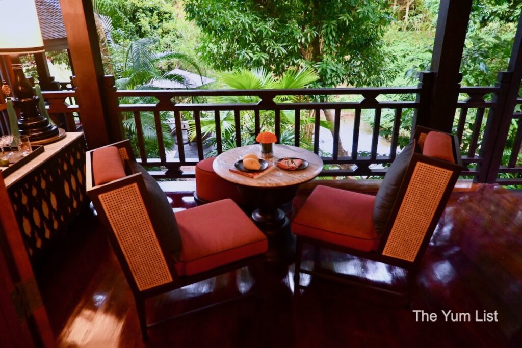 Rosewood Luang Prabang Private Balcony Overlooking the Waterfall