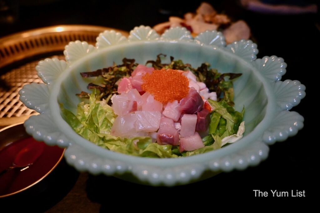 COTE Korean Steakhouse Como Orchard Singapore Crudo Salad