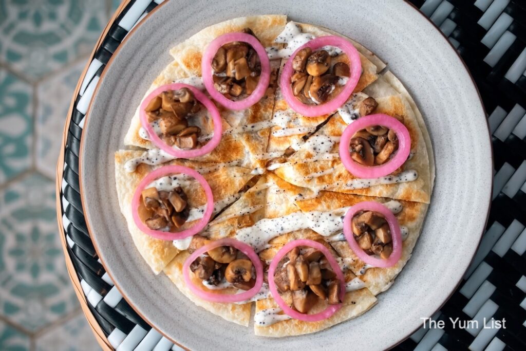 Mushroom Quesadilla