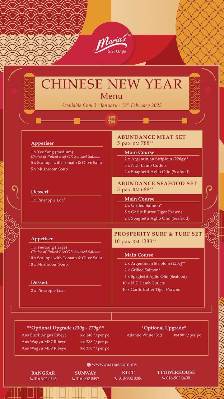 Chinese New Year 2025 Malaysia - Where to Dine - The Yum List