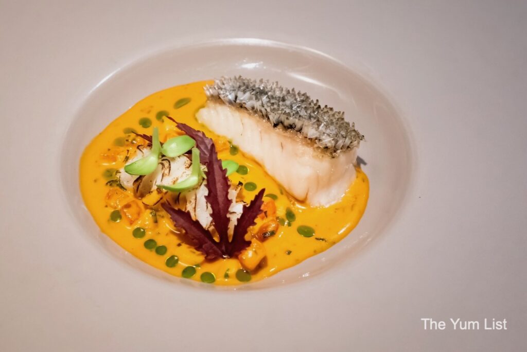 Indulgence Menu Blanc Penang Crispy Scale Marble Goby