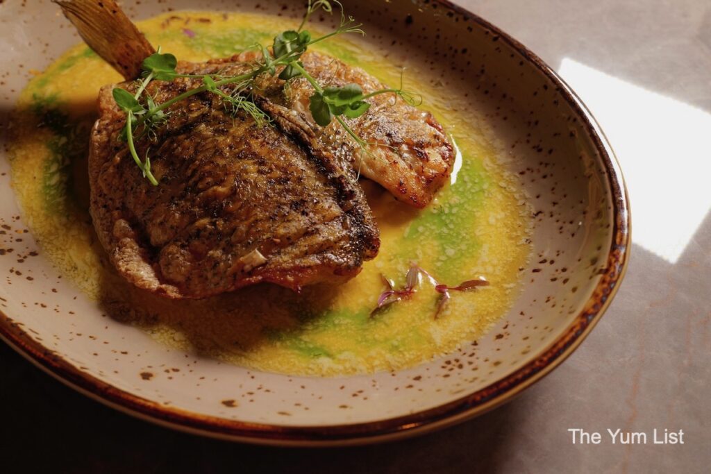 Seabass in Orange Sauce 