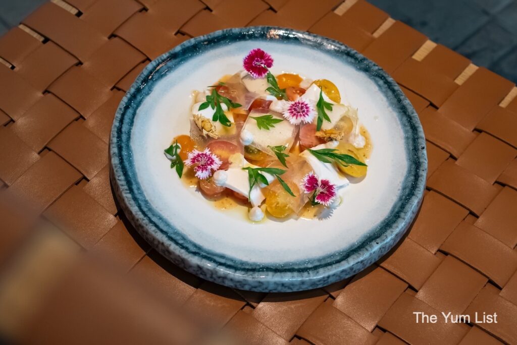 Modern Malaysian Restaurant George Town Heirloom Tomatoes & Silken Tofu