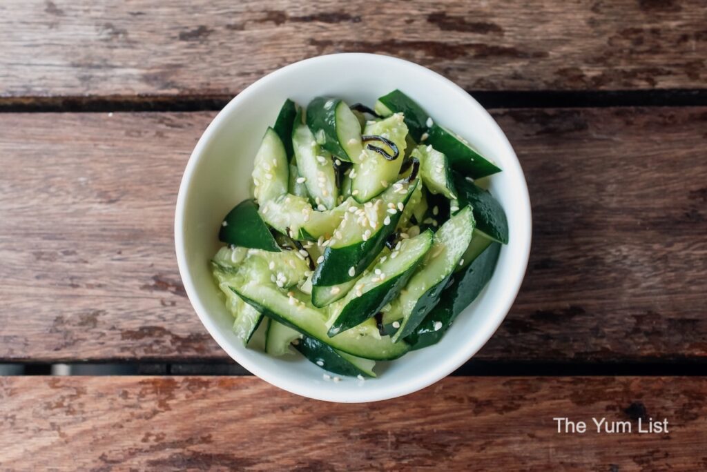 Cucumber with Salted Konbu