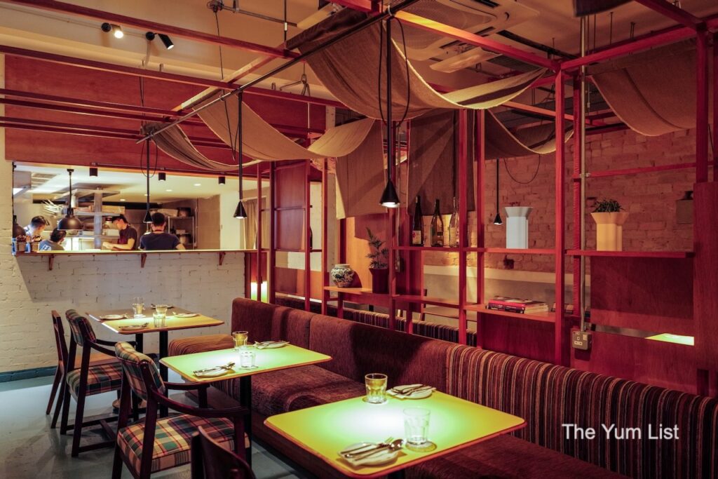 More Intimate Dining with a Kitchen View