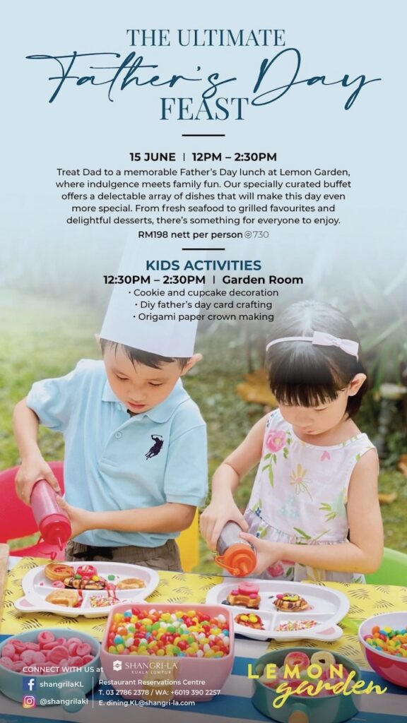 Father's Day Malaysia 2025 - Lemon Garden