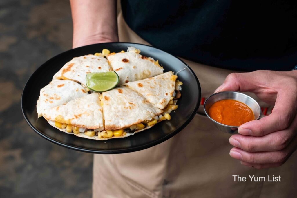 Mushroom Quesadilla