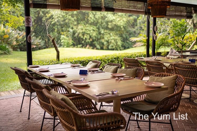 Lovely Covered Patio with Green Views