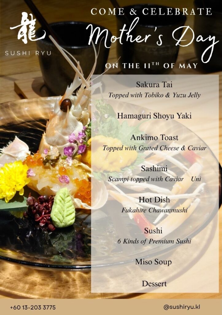 Sushi Ryu Mother's Day Malaysia 2025