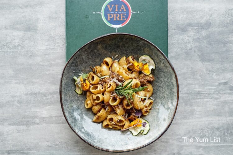Via Pre Kuala Lumpur Menu