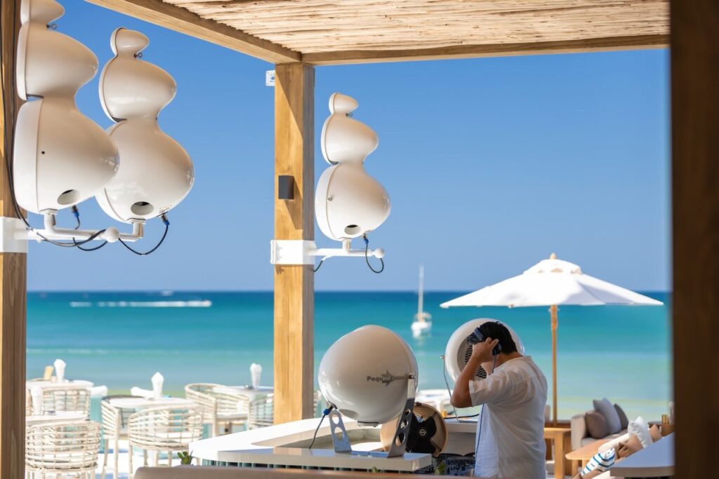 DJ at Catch Beach Club Sunday Brunch