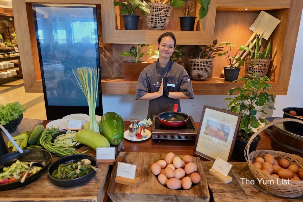 Look for the JW Garden Station at Brekkie for the Best Eggs!