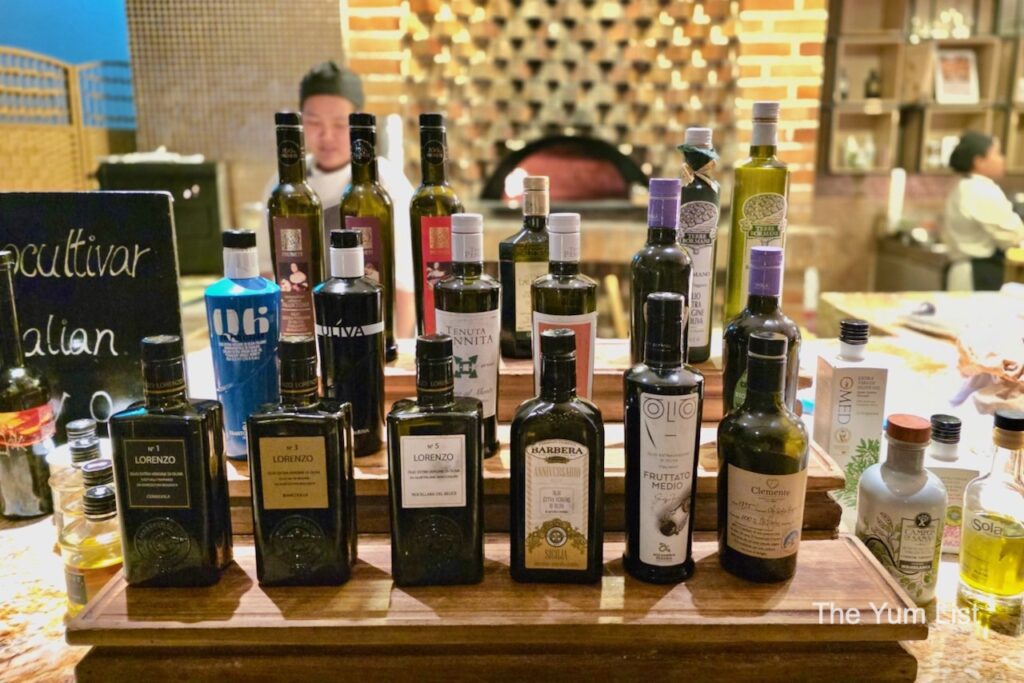 Extensive Collection of Olive Oils