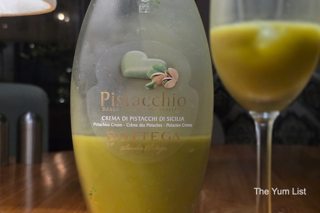 Pistachio Liqueur Olive Italian Restaurant Khao Lak