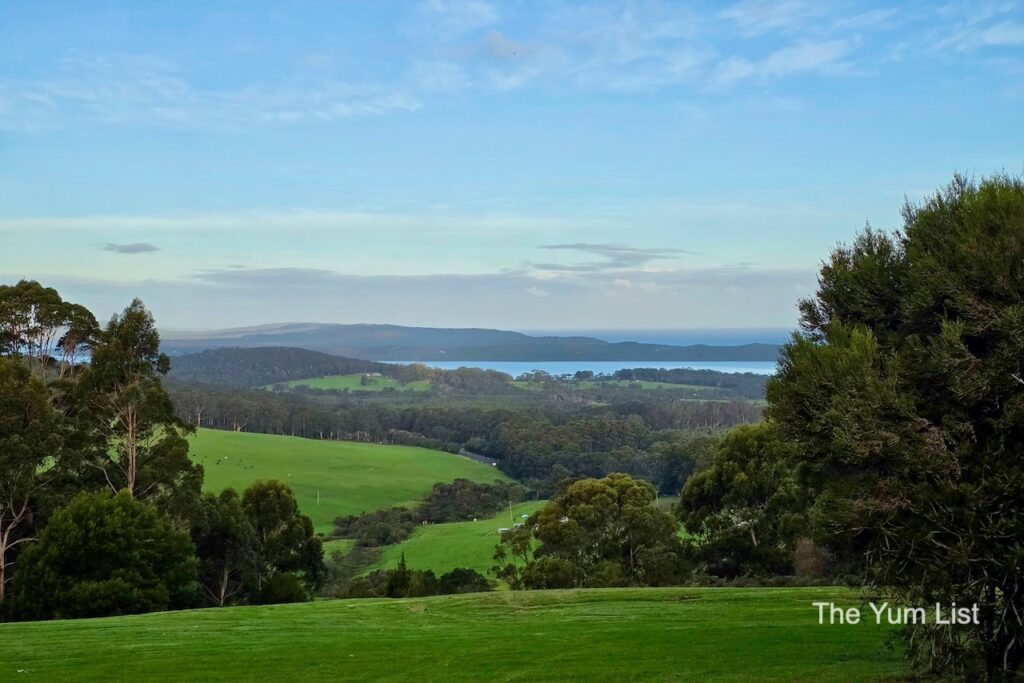 View to the Southern Ocean at Dusk from Chimes Spa Retreat