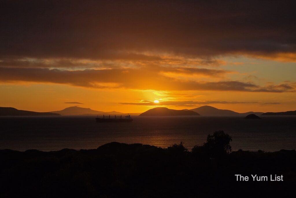Both Sunrise & Sunset Views from the Holiday House