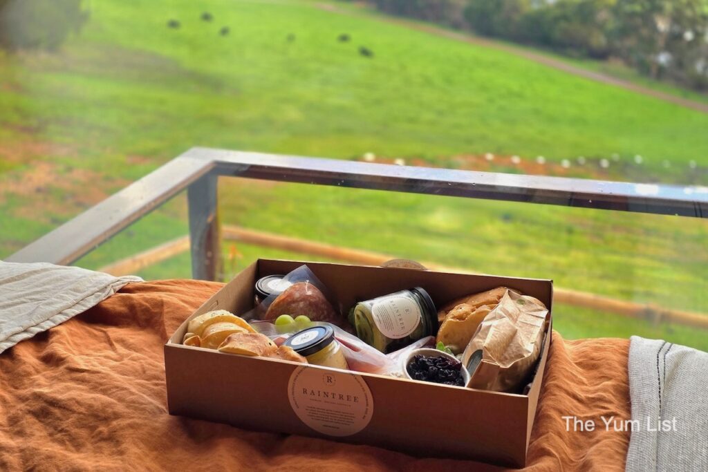 Heyscape Tiny Cabins Denmark Pre-order a Cheese & Charcuterie Board from The Dam
