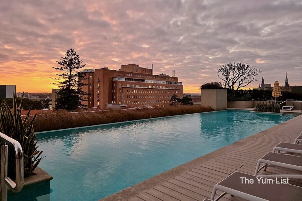 Sunrise from The Westin Perth Heated Pool