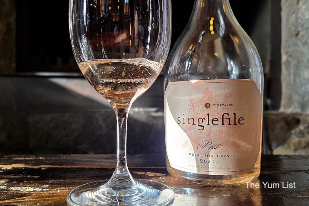 Singlefile Rosé made from Sangiovese