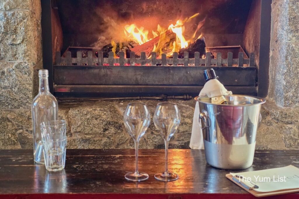 What An Intro - A Glass of Bubbly by the Fireplace