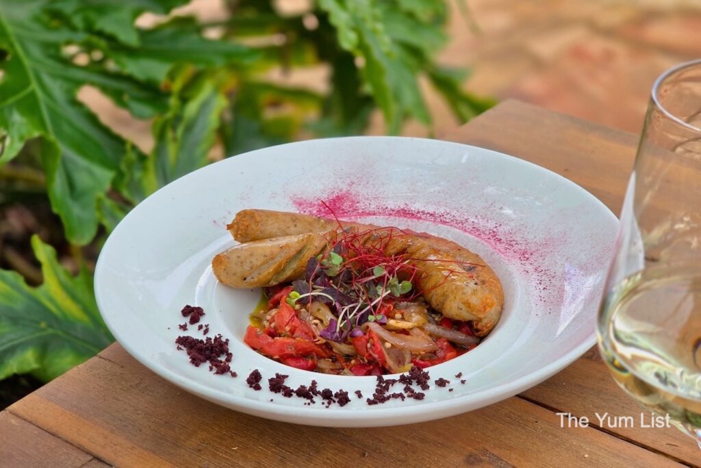 Cacciatore Crocodile Sausage Swan Valley Winery Restaurant RiverBank Estate's Winter Menu