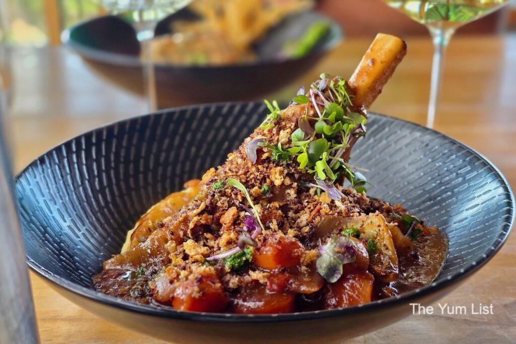 Wise Winery & Restaurant Slow-braised Amelia Park Lamb Shank
