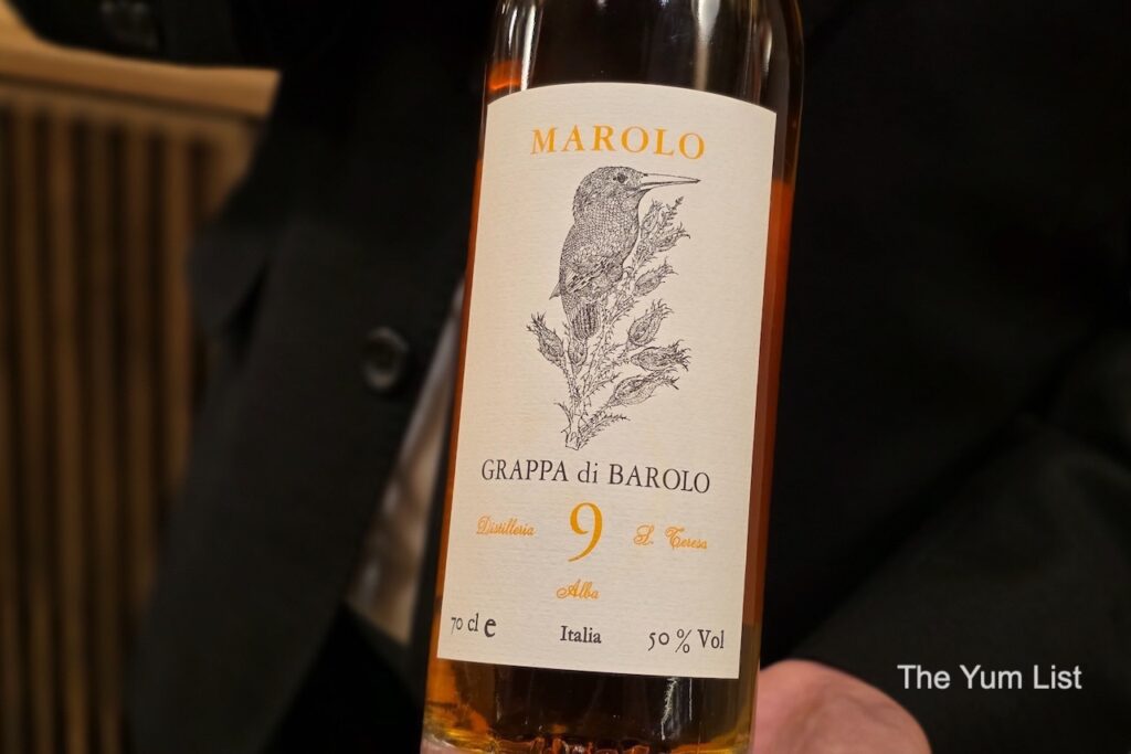 BoozeiT wine and spirits merchant Marolo Grappa di Barolo, Nebbiolo, Piedmont, 9 Years