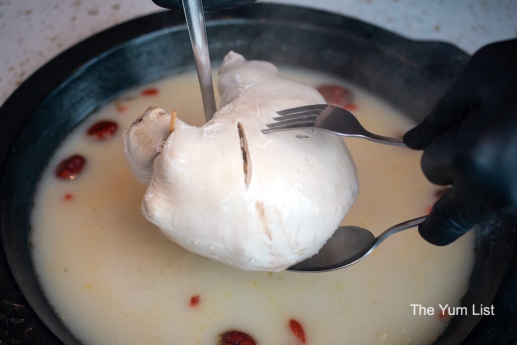 Pork Tripe Stuffed with Chicken Soup