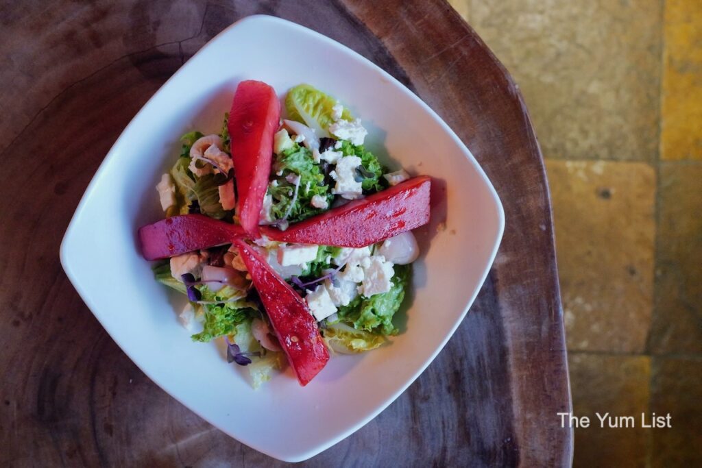 Bar Menu Roasted Watermelon Salad